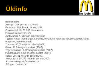 McDonalds #4