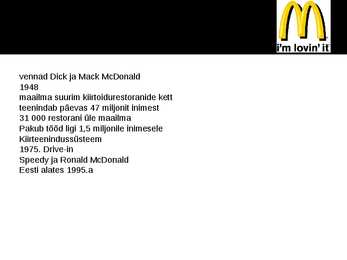 McDonalds #6