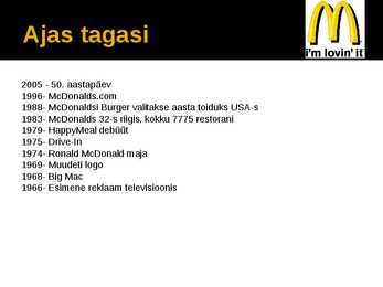 McDonalds #8