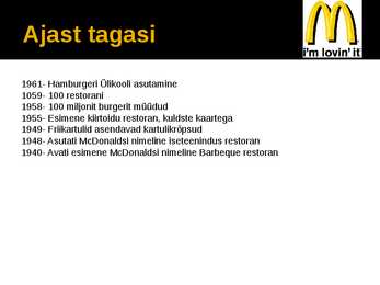 McDonalds #9
