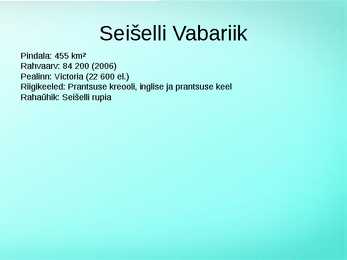 Seišellid #4