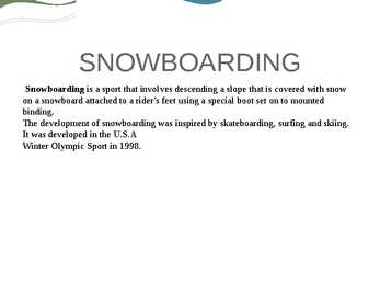 Snowboarding #2