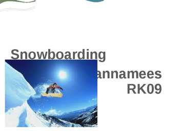 Snowboarding