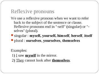 Pronouns #5