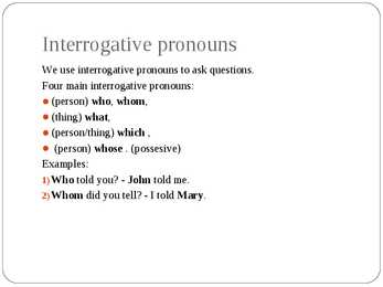 Pronouns #7
