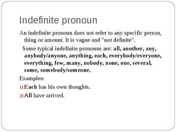 Pronouns #8