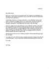 Complain letter