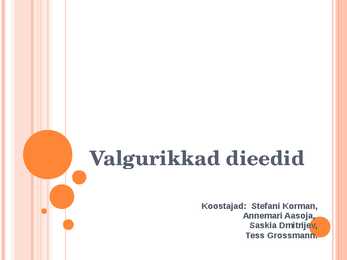 Valgurikkad dieedid