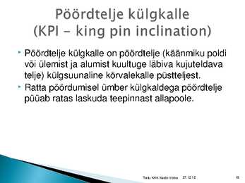 Rataste suunangud #18