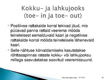 Rataste suunangud #24