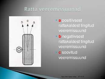 Rataste suunangud #25