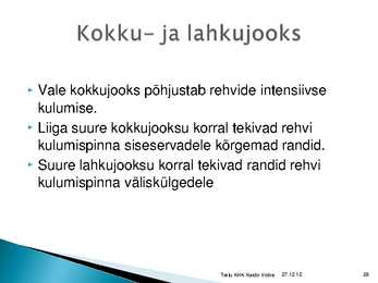 Rataste suunangud #28