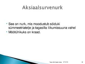 Rataste suunangud #44