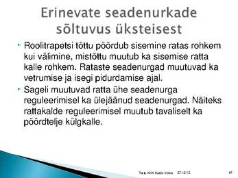Rataste suunangud #47