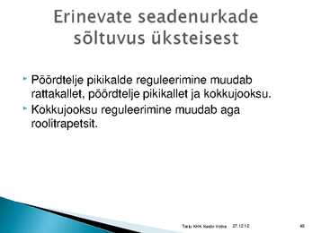 Rataste suunangud #48