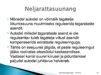 Rataste suunangud #51