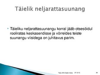 Rataste suunangud #59