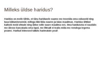 Algharidus kõigile #6