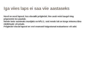 Algharidus kõigile #8