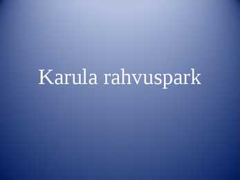 Karula rahvuspark