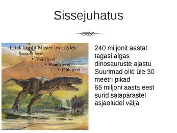 Dinosauruste väljasuremine #2