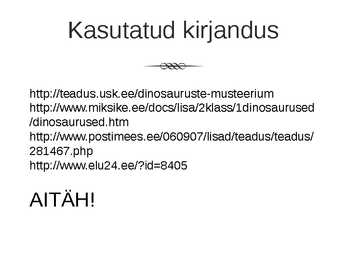 Dinosauruste väljasuremine #13