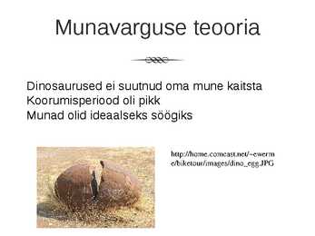 Dinosauruste väljasuremine #7