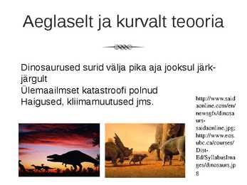 Dinosauruste väljasuremine #8