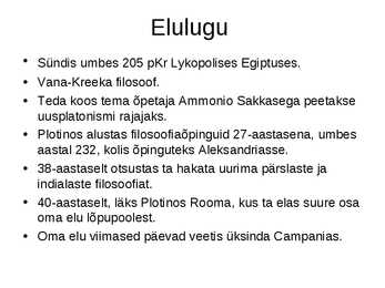 Plotinos #2
