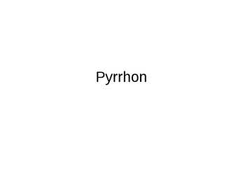 Pyrrhon