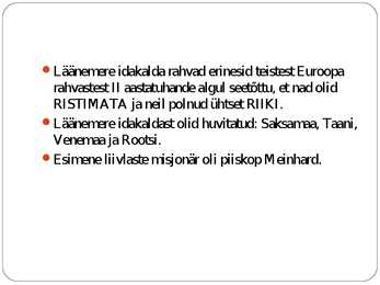 Muistne vabadusvõitlus #2
