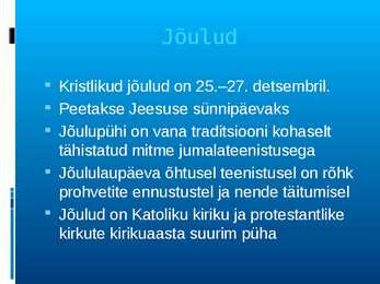 Usundid ja kristlus #13