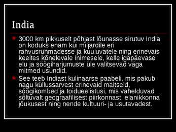 India köök #2