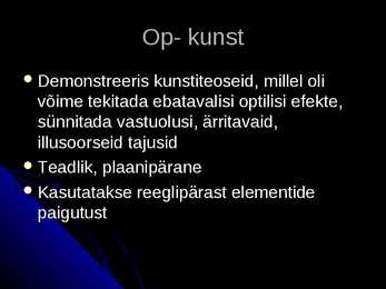 Abstraktsionism-Minimalism-Op-kunst-Kineetiline kunst #15