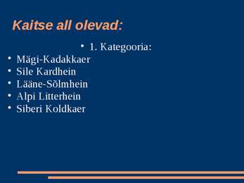 Kõrrelised #13
