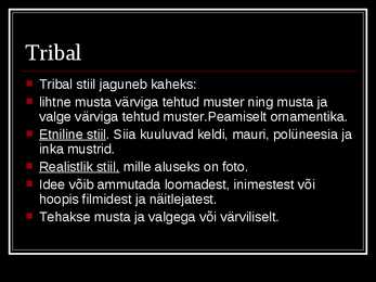 Tätoveeringud ehk TATTOO #18