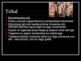 Tätoveeringud ehk TATTOO #19