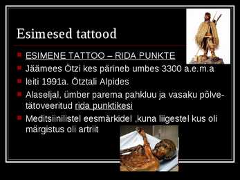 Tätoveeringud ehk TATTOO #5