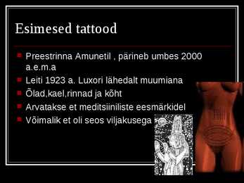 Tätoveeringud ehk TATTOO #6
