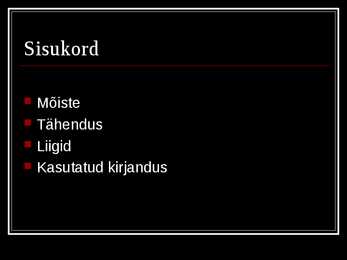 Sümbolid ehk märgid #2