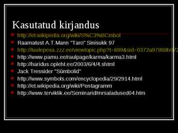 Sümbolid ehk märgid #29