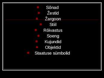 Sümbolid ehk märgid #5