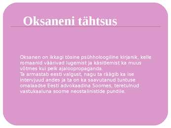 Sofi Oksanen #13