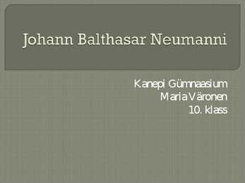 Johann Balthasar Neumann
