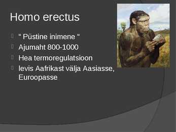 Inimlaste evolutsioon #5