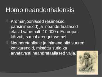 Inimlaste evolutsioon #10