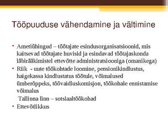 Tööpuudus #9