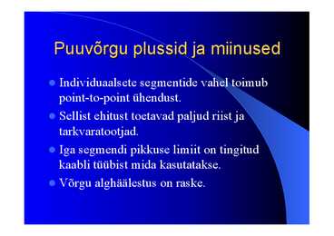 Arvutivõrkude arhitektuur #16