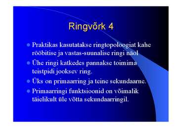 Arvutivõrkude arhitektuur #20