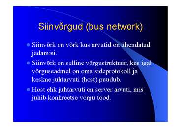 Arvutivõrkude arhitektuur #3
